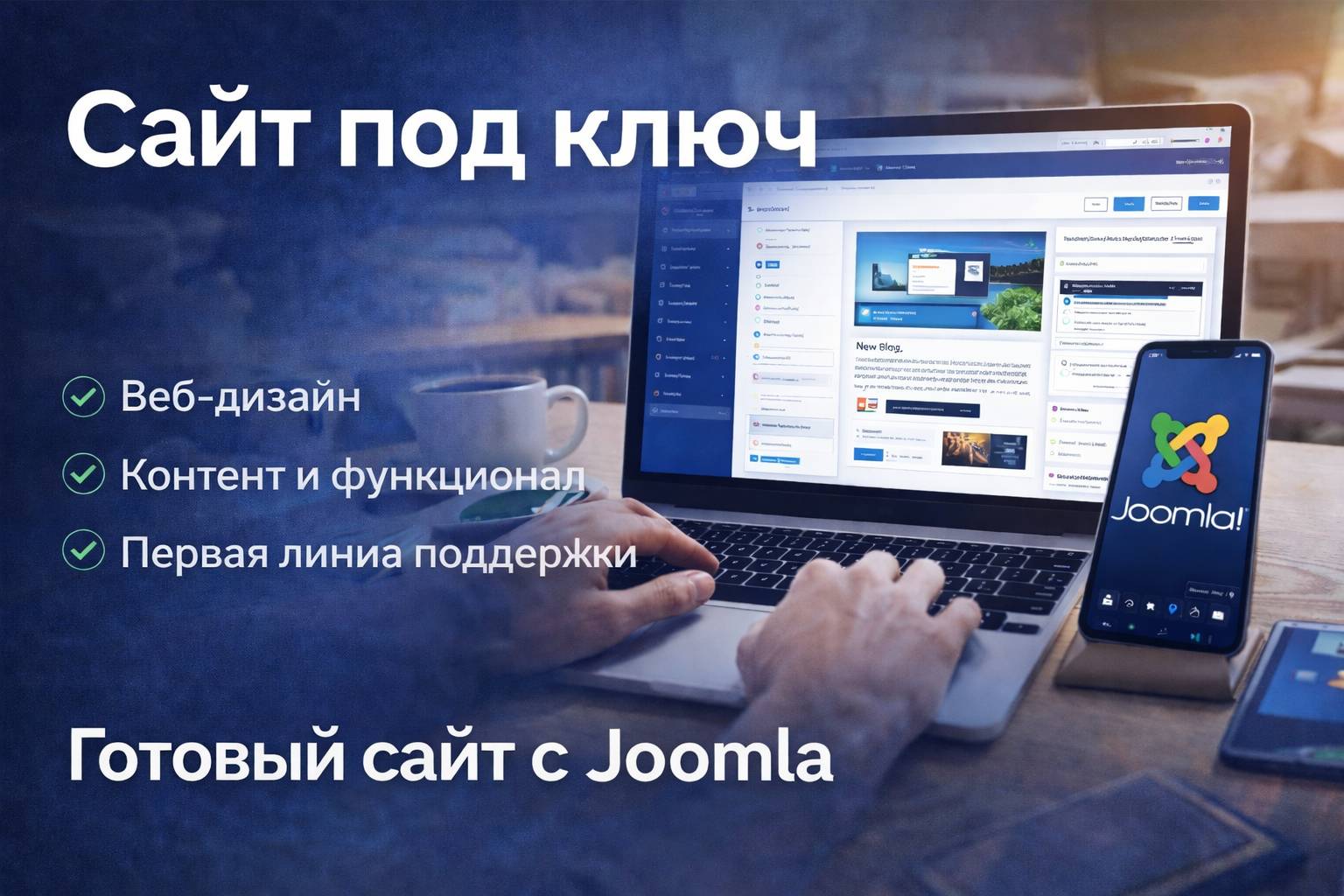 Сайт под ключ — практический курс по Joomla